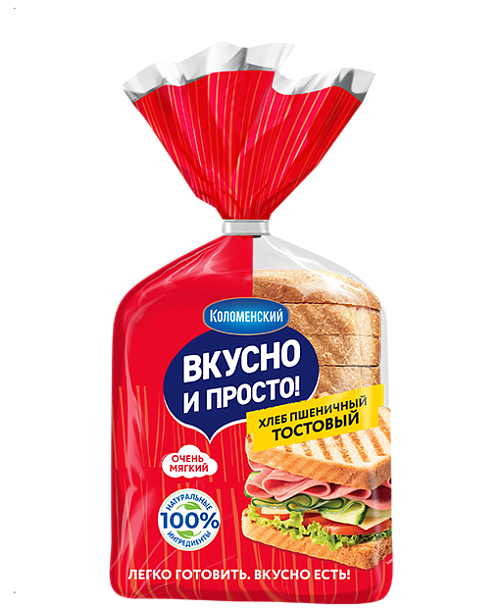 Хлеб «Тостовый» пшеничный, 320 г